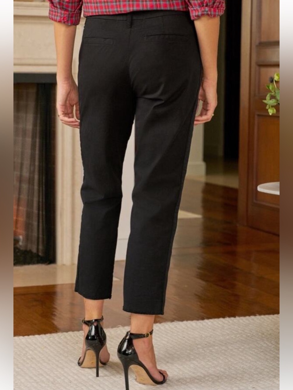 Frank & Eileen Wicklow Italian Chino Black Pants Size 2 - Picture 3 of 11